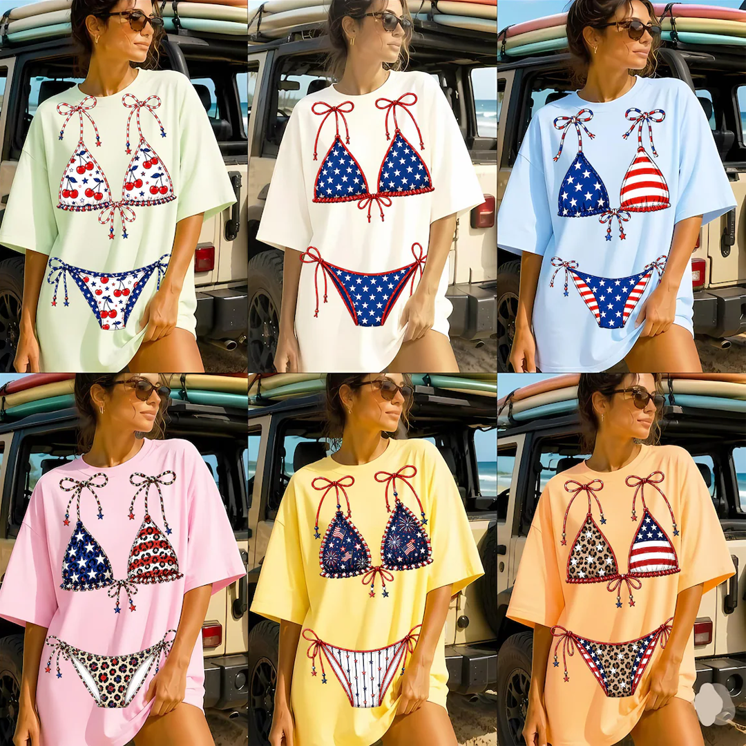 Shirt 250 Years of Freedom, Red White Blue Swimsuit Tee Beach Vacation