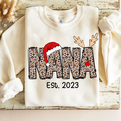 Gigi Est Year And Grandkids Custom Name Sweatshirt