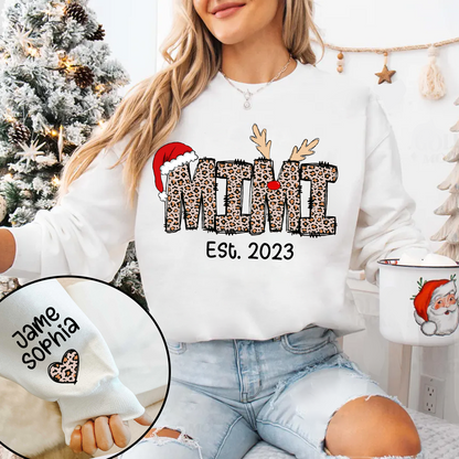 Gigi Est Year And Grandkids Custom Name Sweatshirt