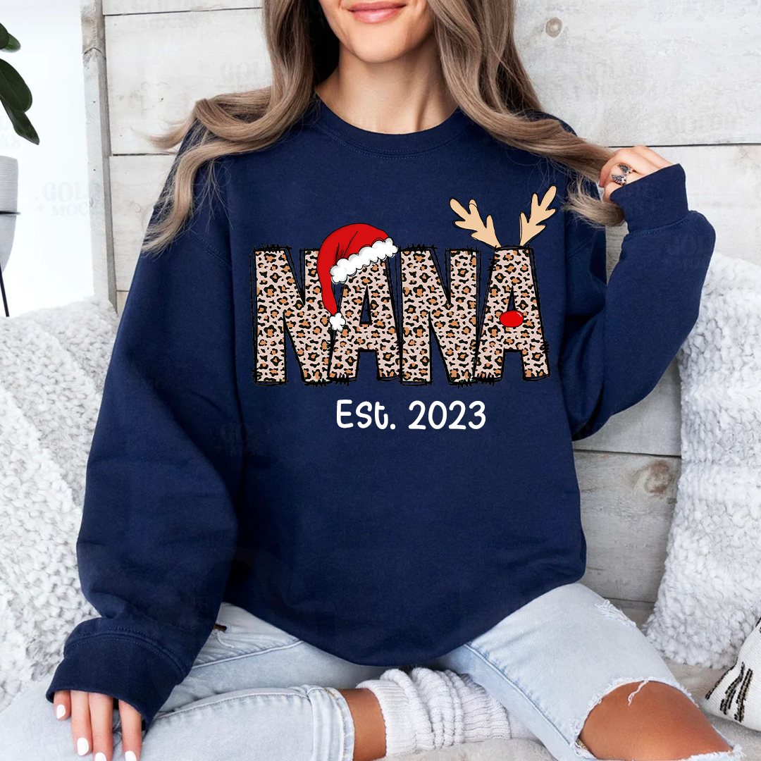 Gigi Est Year And Grandkids Custom Name Sweatshirt