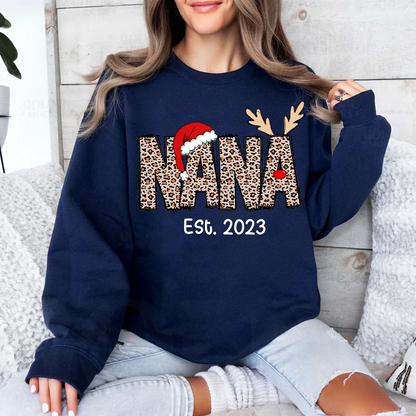 Gigi Est Year And Grandkids Custom Name Sweatshirt