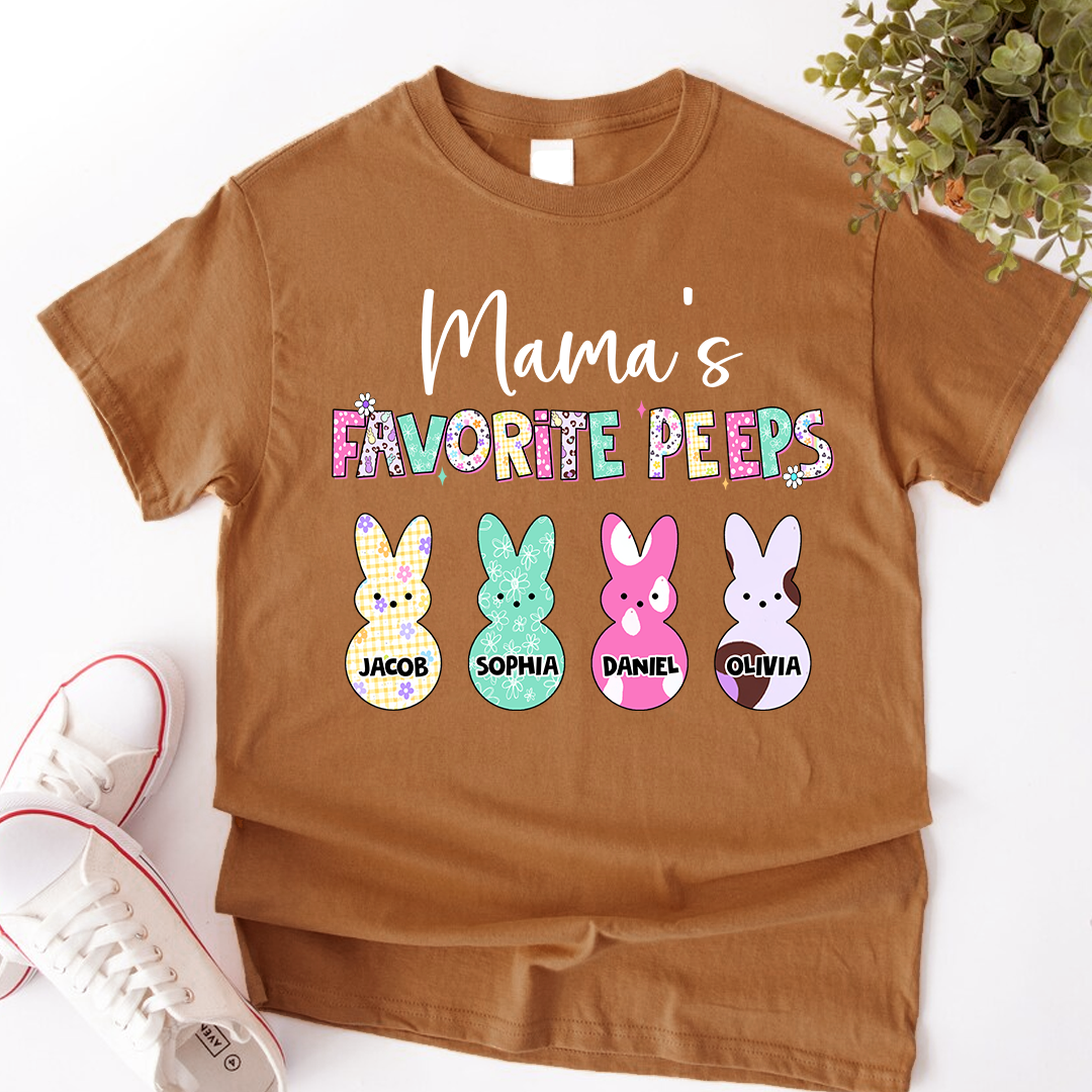 Grandma's Favorite Peeps Grandkids Easter Day Gift T-shirt
