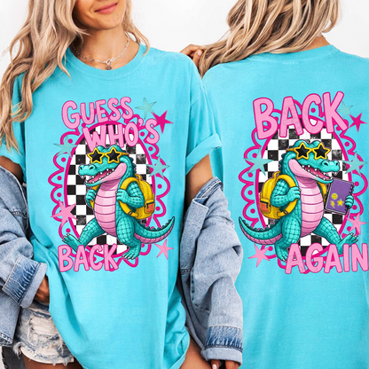 Guess Who's Back Teacher Shirt, Pre-K To Fourth Grade, First Day Of School, Teacher Shirt