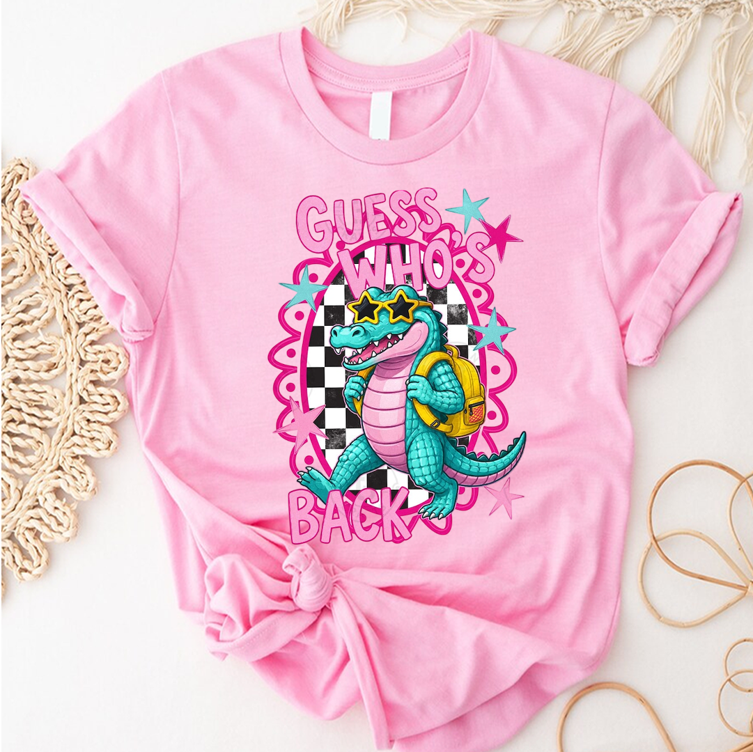 Guess Who's Back Teacher Shirt, Pre-K To Fourth Grade, First Day Of School, Teacher Shirt