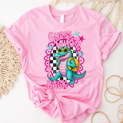 Guess Who's Back Teacher Shirt, Pre-K To Fourth Grade, First Day Of School, Teacher Shirt