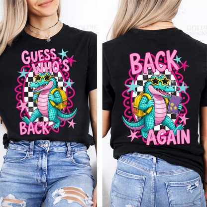 Guess Who's Back Teacher Shirt, Pre-K To Fourth Grade, First Day Of School, Teacher Shirt