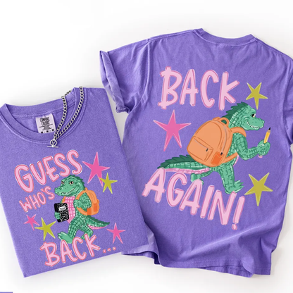 Guess Who's Back Teacher Shirt, Funny Back To School Teacher, First Day Of School Teache Shirt