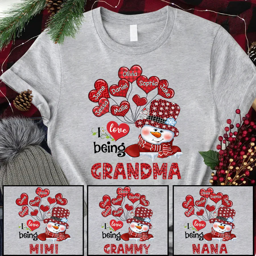 I Love Being A Grandma And Kids CTH01 T-Shirt