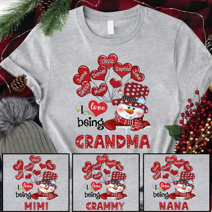 I Love Being A Grandma And Kids CTH01 T-Shirt