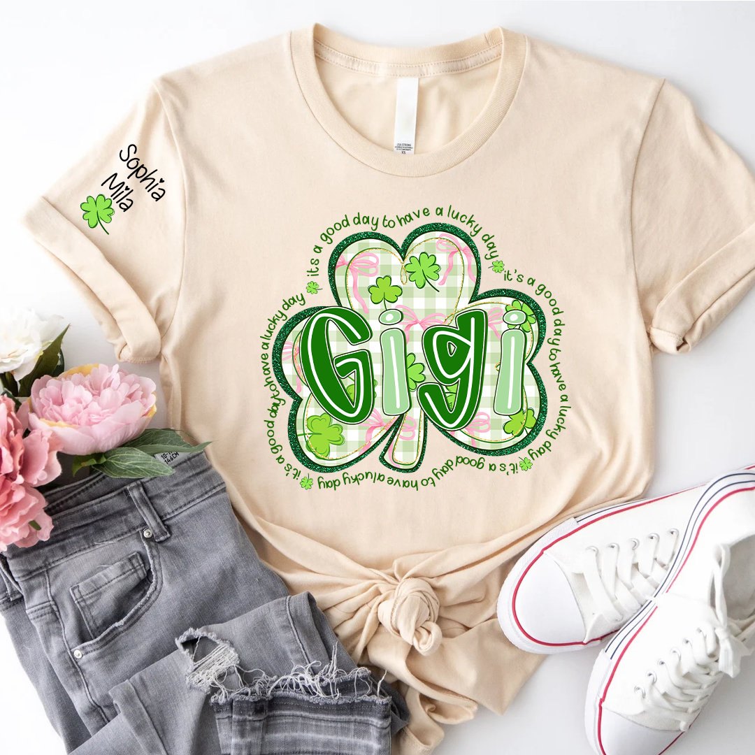 It's A Good Day To Have A Lucky Day, St Patricks Day Grandma and Grandkids Personalized