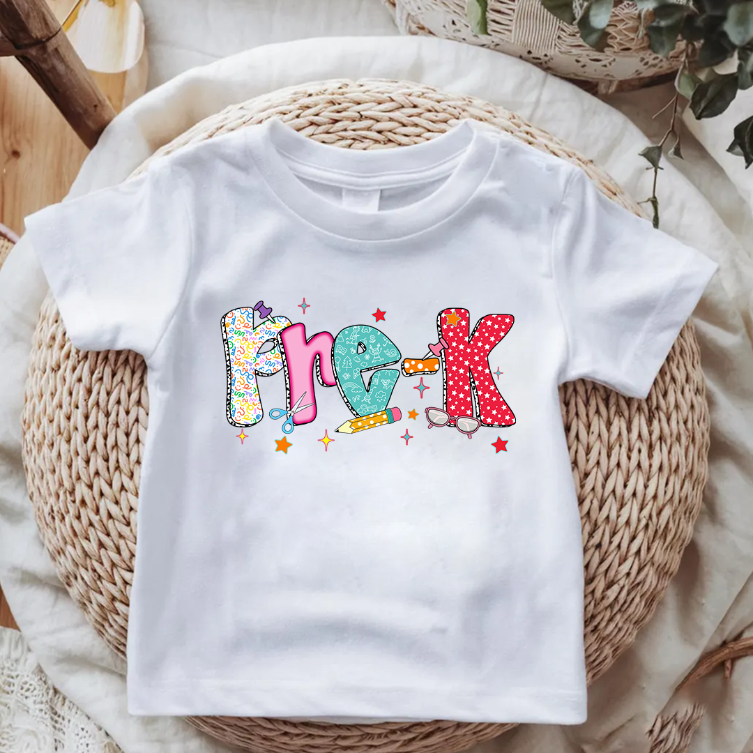 Kindergarten to 3rd Grade Teachers on the First Day Preppy Style Back to School Shirt