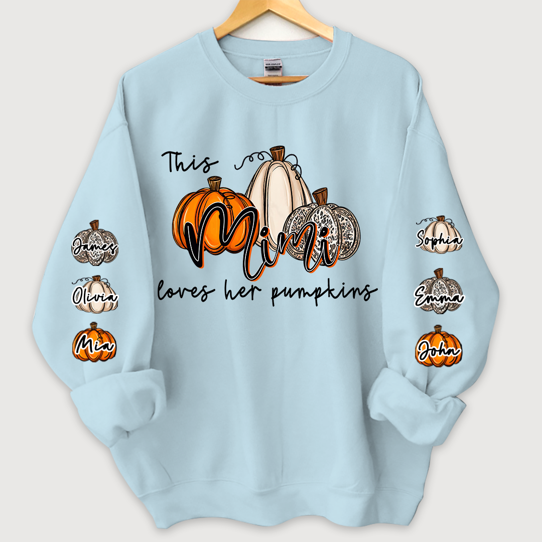 This Mimi Loves her Pumpkins And Grandkids Sweatshirt