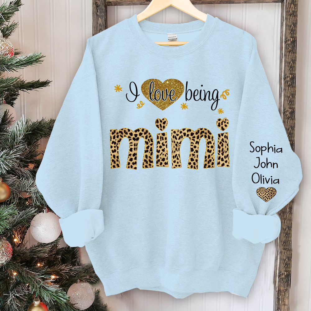 I love being Mimi And Grandkids Sweatshirt