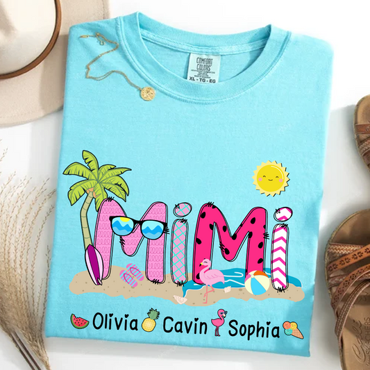 Comfort Colors® Mimi Beach Summer, Gift For Grandma T-Shirt