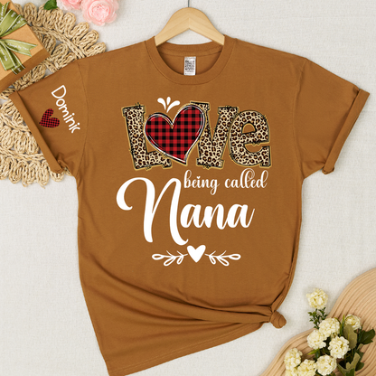 Personalize Grandma Love Being Called Mimi and Grnadkids T-shirt