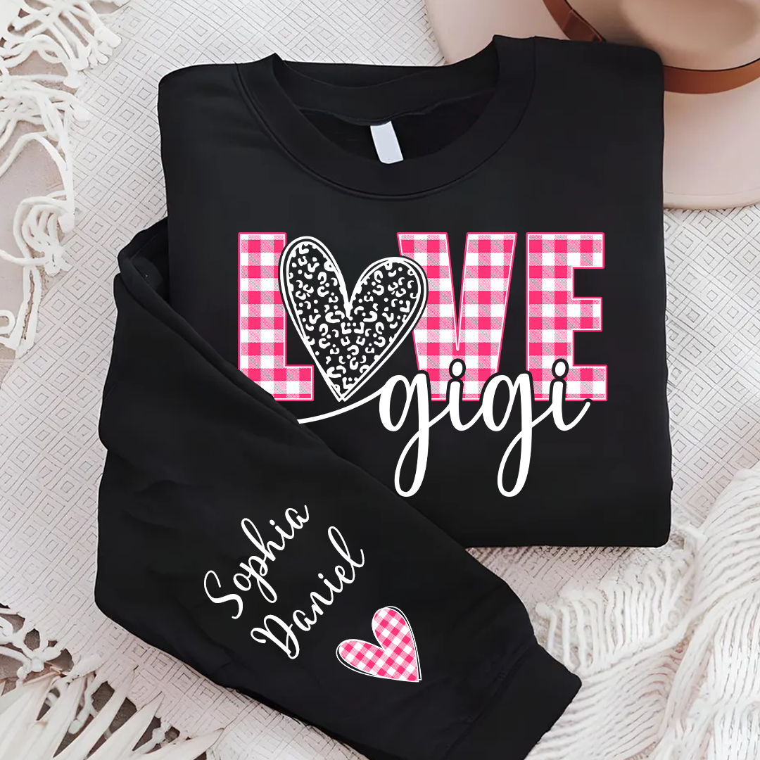 Love Gigi And Grandkids Valentine Gift