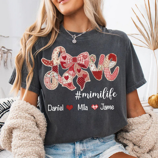 Love Mimi Life Grandkids Valentine's Gift