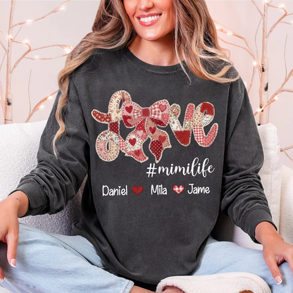 Love Mimi Life Grandkids Valentine's Gift