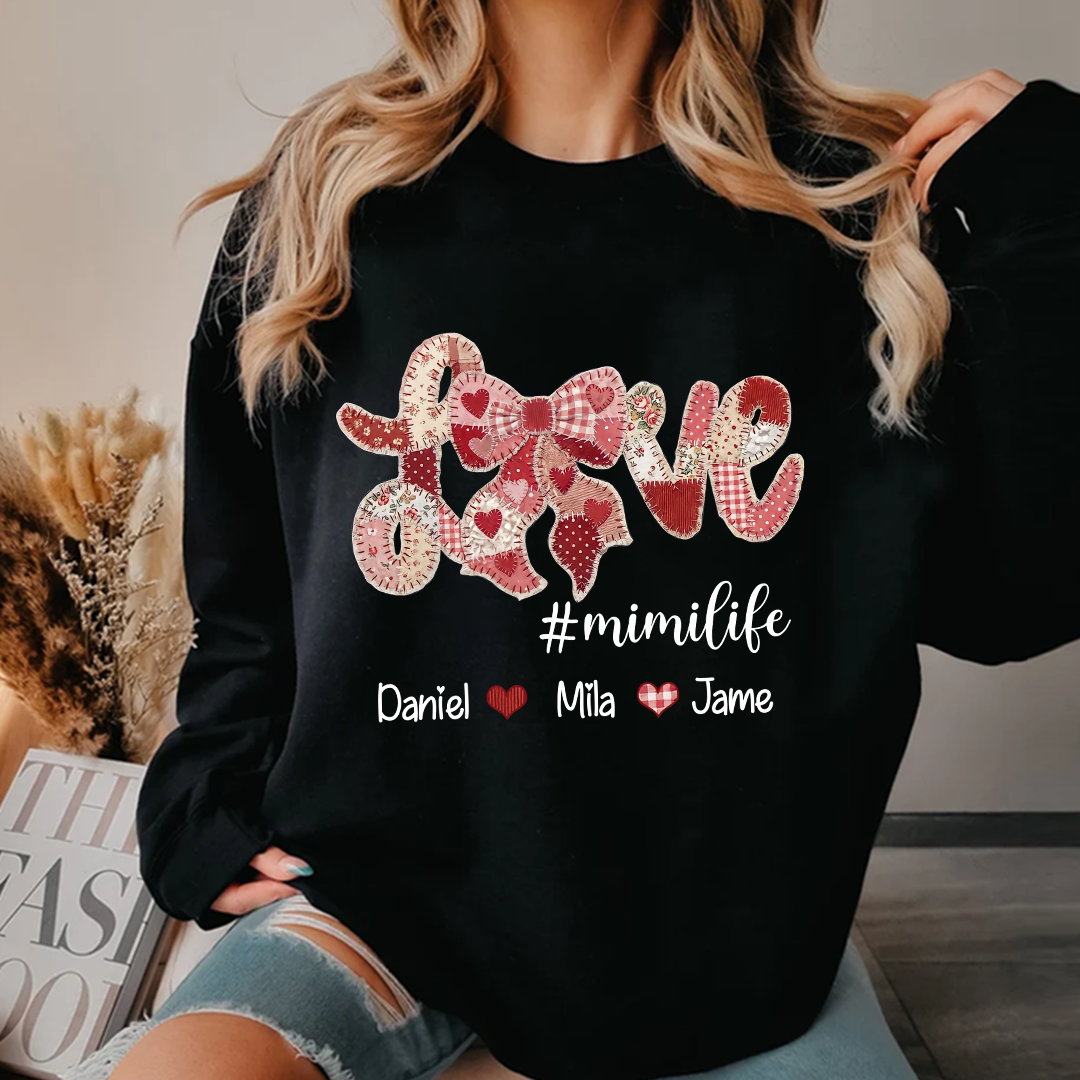 Love Mimi Life Grandkids Valentine's Gift