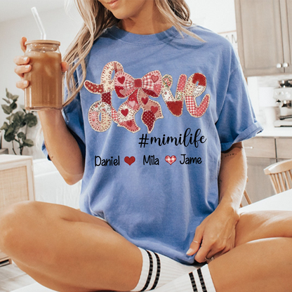 Love Mimi Life Grandkids Valentine's Gift