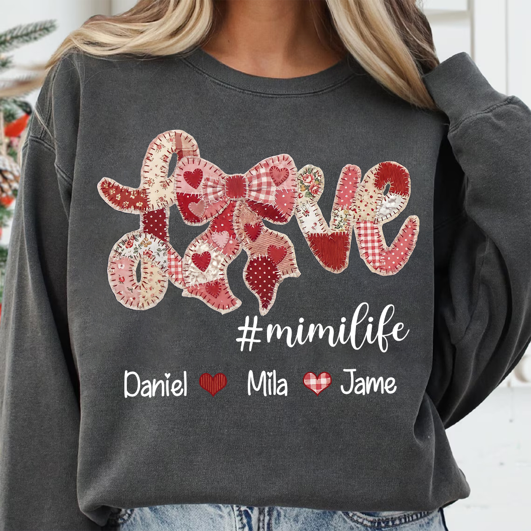 Love Mimi Life Grandkids Valentine's Gift