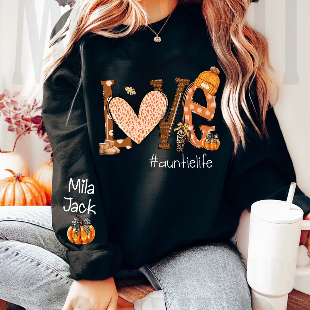 Love Mimi Life with Grandkids Autumn Season
