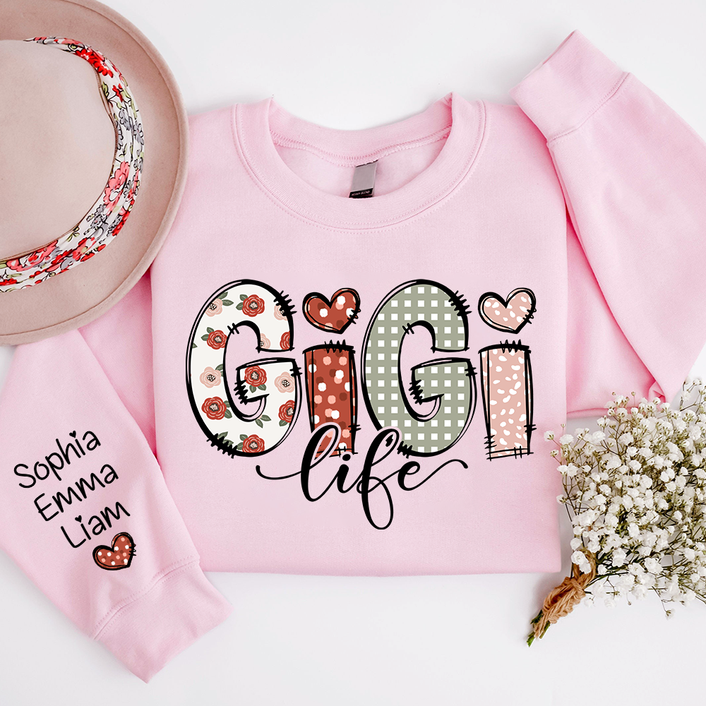 Custom Gigi Life And Grandkids Sweatshirt