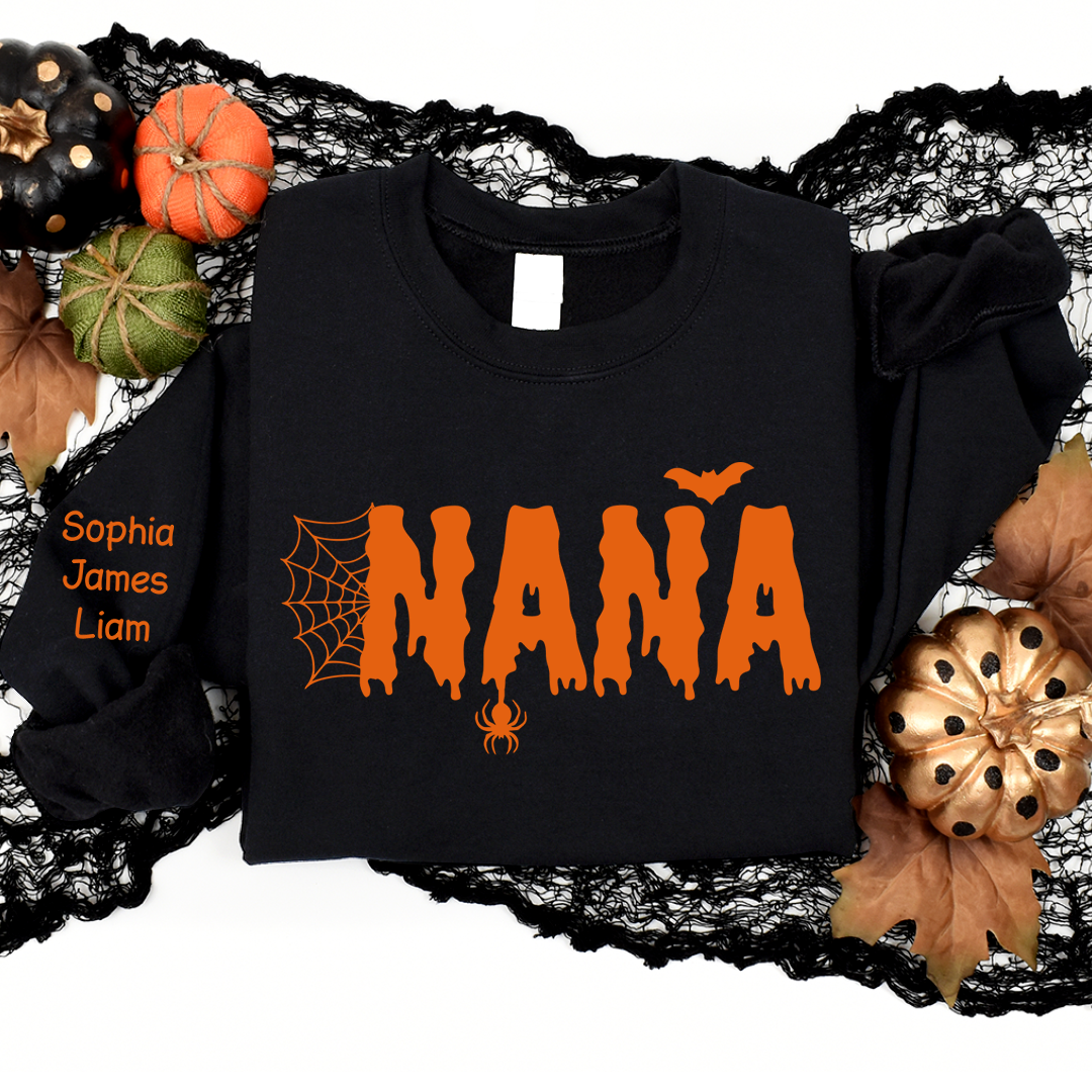 Custom Mimi Halloween And Kids Sweatshirt