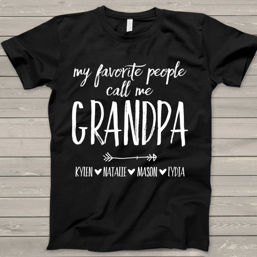 My Favorite People Call Me Grandpa Shirt
