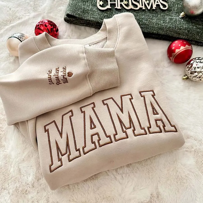 Embroidered Personalized Mama Nana Gigi Mimi and Grandkids