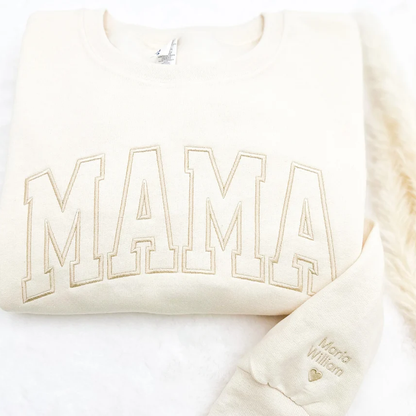 Embroidered Mama Personalized Kids Names