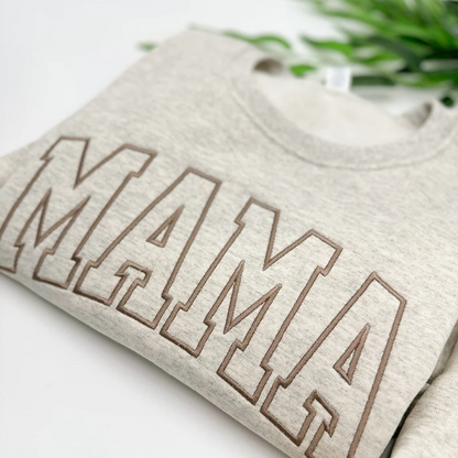 Embroidered Mama Personalized Kids Names