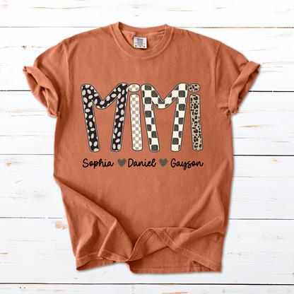 Mimi Leopard Custom Grandma Nana Gigi and Grandkids