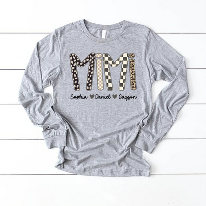 Mimi Leopard Custom Grandma Nana Gigi and Grandkids