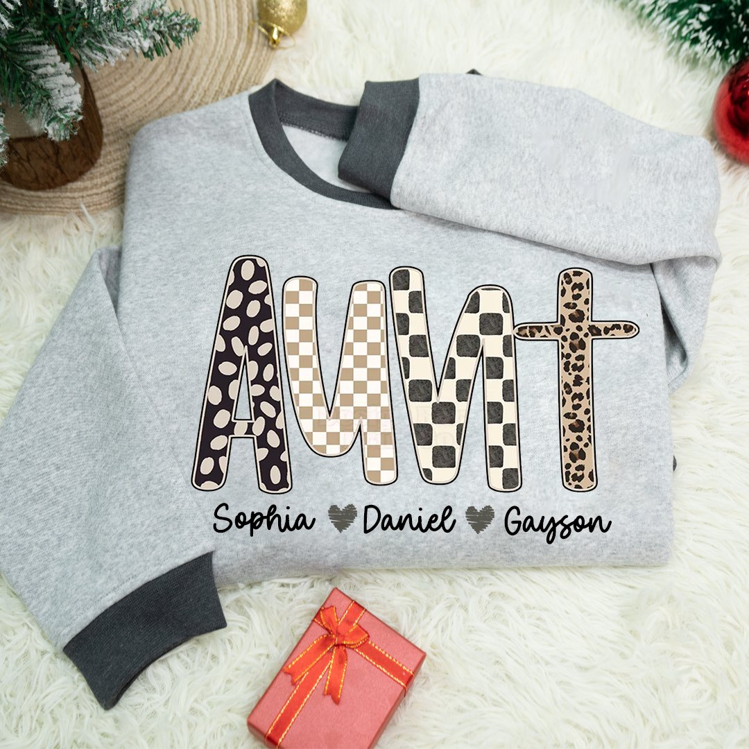 Mimi Leopard Custom Grandma Nana Gigi and Grandkids