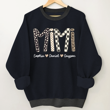 Mimi Leopard Custom Grandma Nana Gigi and Grandkids