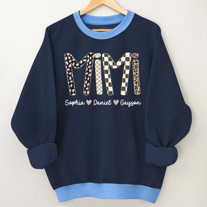 Mimi Leopard Custom Grandma Nana Gigi and Grandkids
