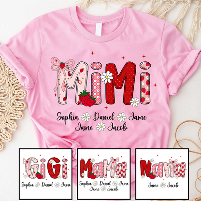 Mimi Strawberry And Grandkids Sweet Summer Time