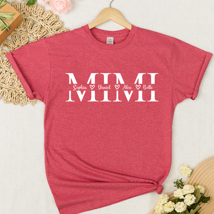 Mimi And Grandkids Best Gift Mother Day T-shirt