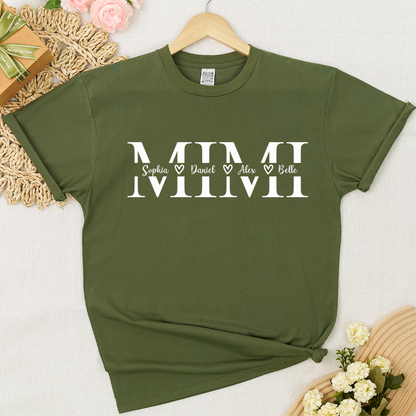 Mimi And Grandkids Best Gift Mother Day T-shirt