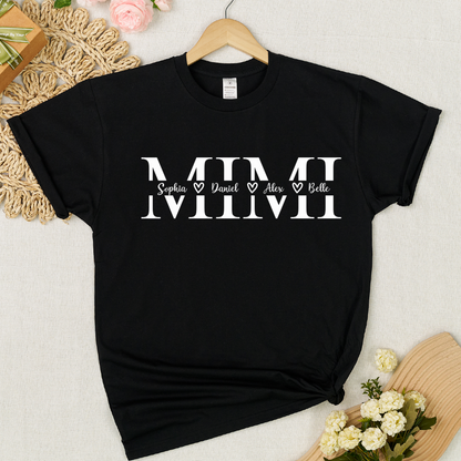 Mimi And Grandkids Best Gift Mother Day T-shirt