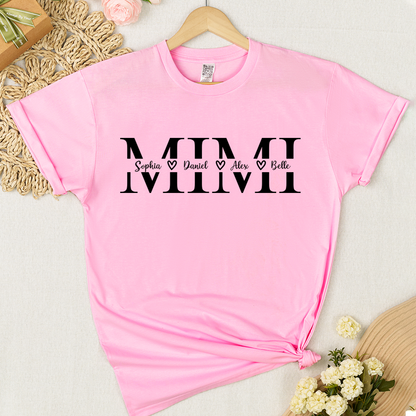 Mimi And Grandkids Best Gift Mother Day T-shirt