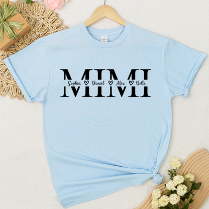Mimi And Grandkids Best Gift Mother Day T-shirt