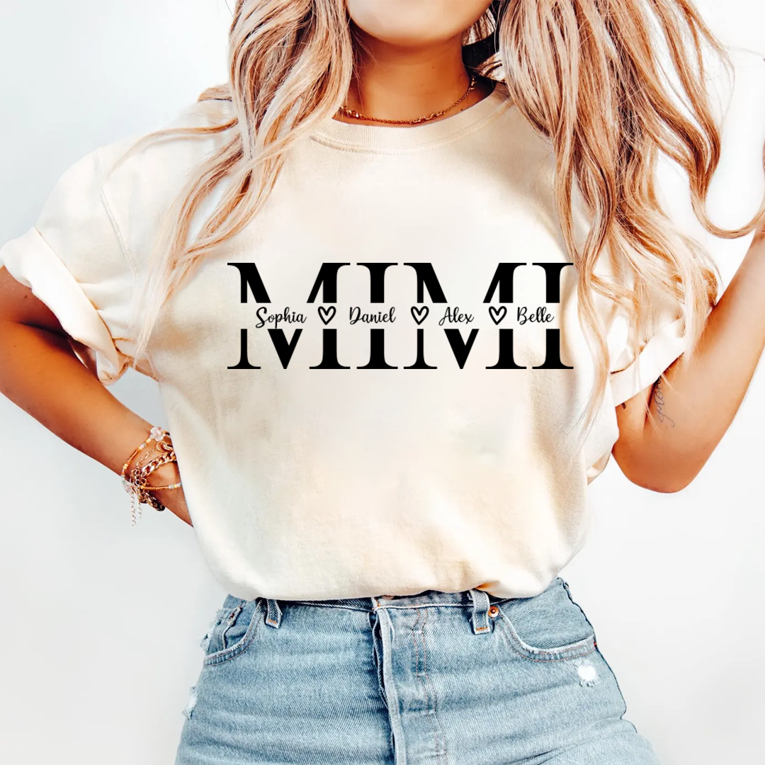 Mimi And Grandkids Best Gift Mother Day T-shirt