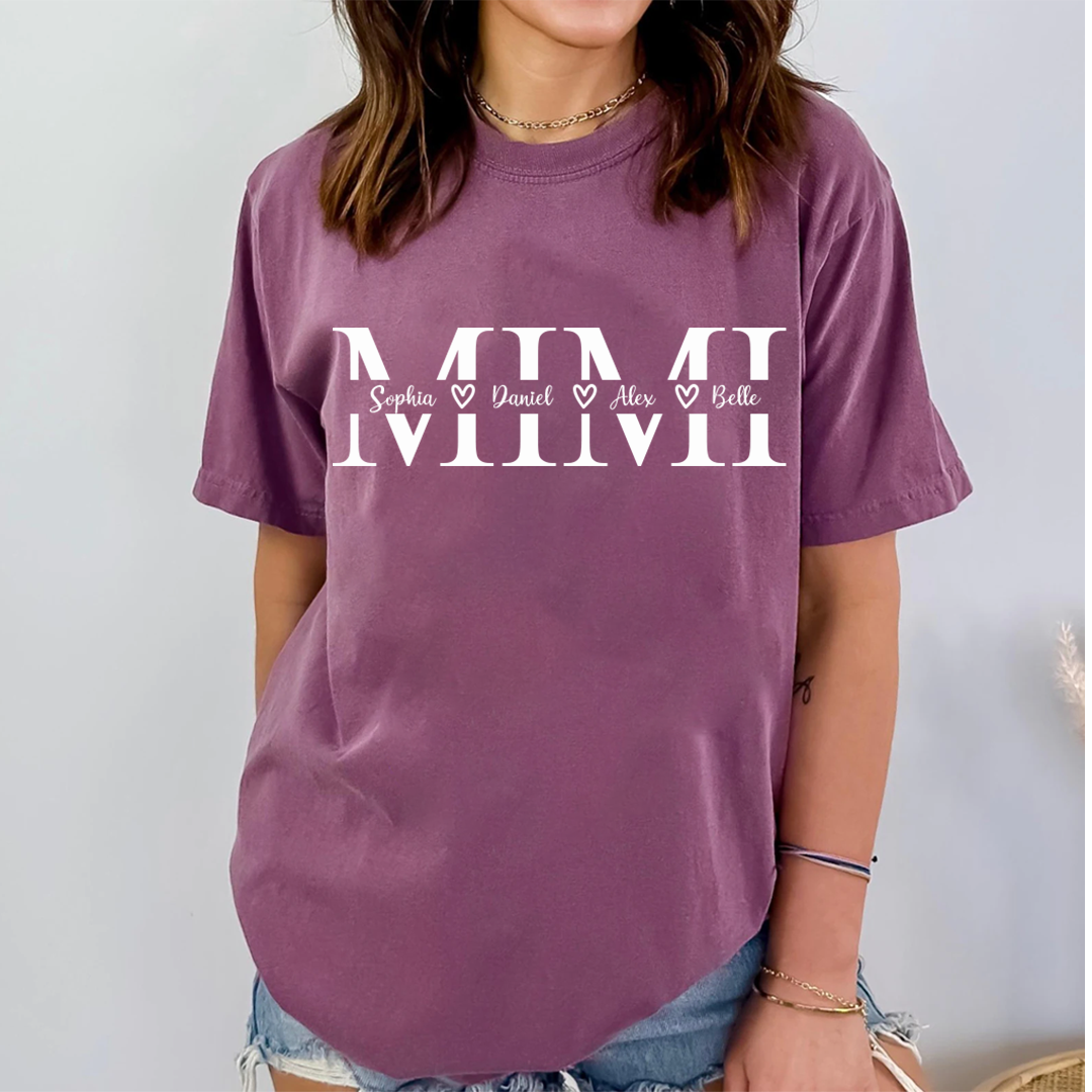 Mimi And Grandkids Best Gift Mother Day T-shirt