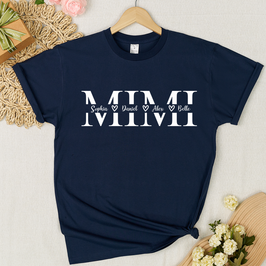 Mimi And Grandkids Best Gift Mother Day T-shirt