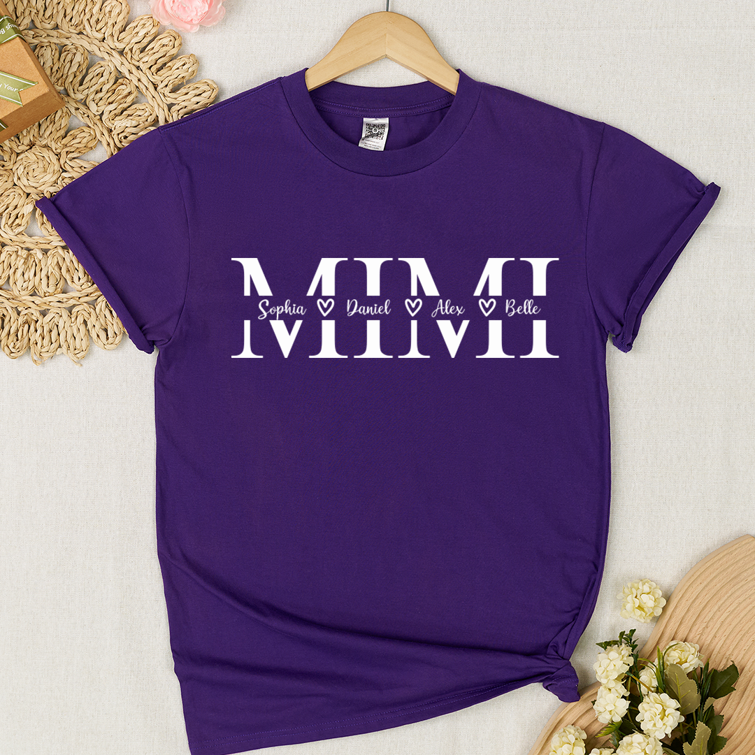 Mimi And Grandkids Best Gift Mother Day T-shirt