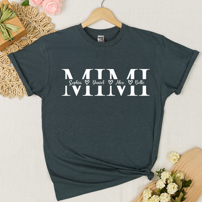 Mimi And Grandkids Best Gift Mother Day T-shirt