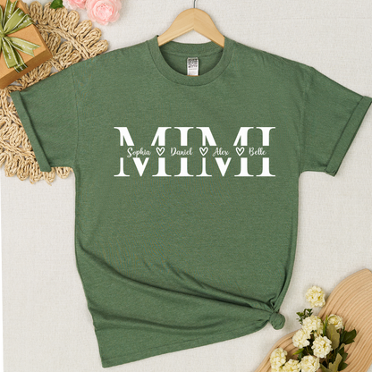 Mimi And Grandkids Best Gift Mother Day T-shirt