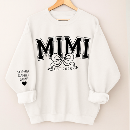 Mimi Nana Grandma Est and Custom Grandkids Christmas Gift